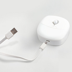 Smart 5V 1A 60LM USB Rechargeable Motion Sensor Light Warm White