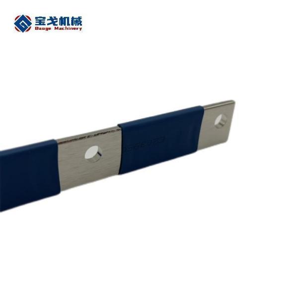 Nickel Plated Blue Positive Lead-out Bus Bar with Insulation Sleeve