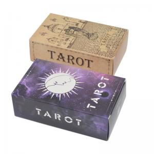 China Big Classical PVC Printable Tarot Cards Divination Gloss Lamination on sale