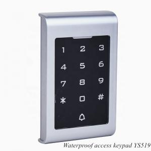 China Security Gate Keypads Strong Zinc Alloy Keypad Access Control With 2000 Users Access Control Unit on sale