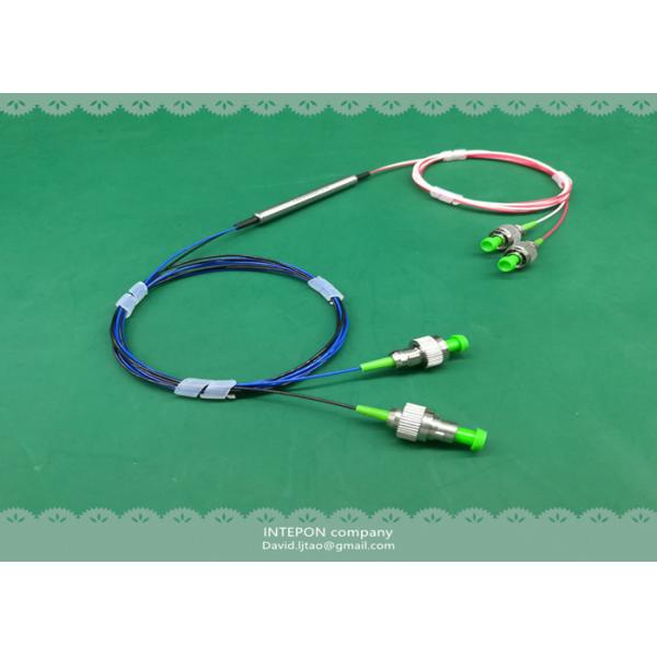 Fiber optic circulator, 1310nm, 2x2 port, 1.2dB insertion loss, 50dB isolation, 5.5x60mm.