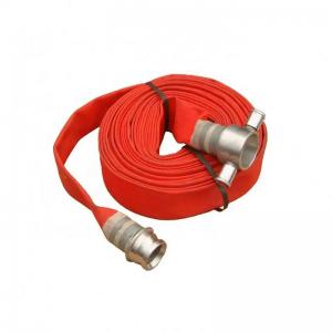 China Red Fire Hose Reel System for Fire Protection hydrant hose with coupling easy to use 3 inch on sale