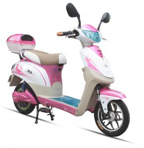 Quality 350W Pink Adult Electric Scooter , Battery Operated Scooter With 350W - 450W Motor for sale