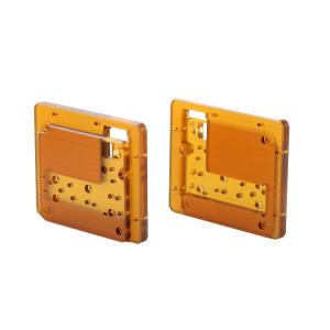 Micro Machining Peek Machined Parts , Acrylic Machining Services High Precision