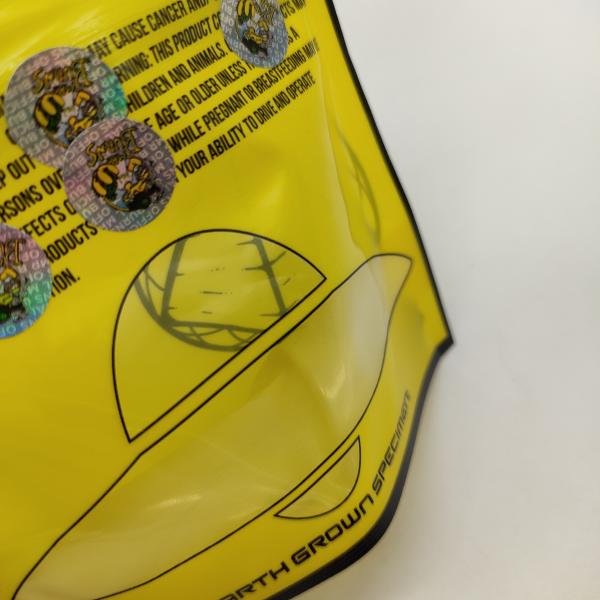 Custom Doypack ziplockk Stand Up Plastic Bags Pouches With Hanging Hole