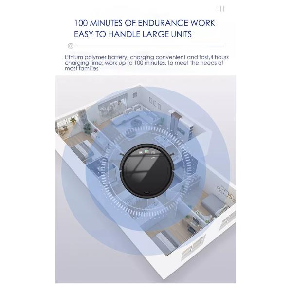 WIFI Smart Robot Vacuum Cleaner Wireless Voice Control Automatic Cleaning Robot With Google