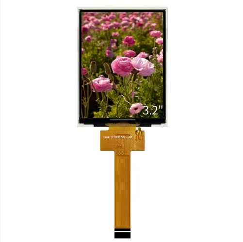 High Brightness TFT LCD Display 240x320 Resolution Industrial Display Module 3.2