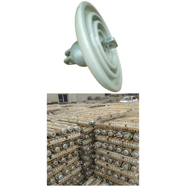 High Frequency Disk Type Insulator Anti - Pollution Porcelain Suspension Insulator