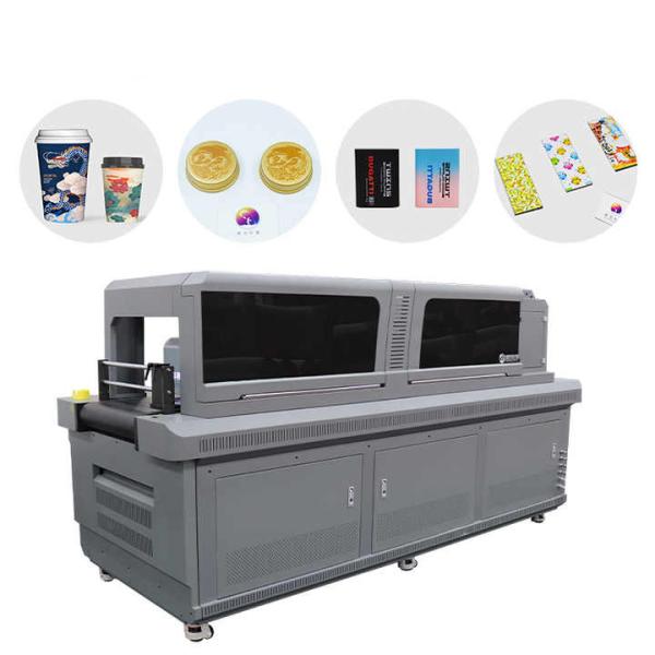 High Resolution UV Printer Flatbed Bottle Printer With Ricoh Gen 6 Nozzle And Up To 1200 X 1200 Dpi Printing