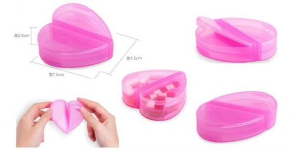 new style 7case plastic pill box with glasses box, one week 28 compartment with biger box plastic pill holder, Pop up pl