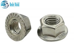 Quality Metric Hex Flange Nuts DIN6932 8.8 9.9 12.9 Grade Alloy Steel Materials Nickel / Zinc Plating for sale