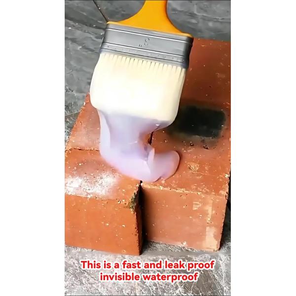 Brush Application Waterproof Coating for Concrete Blocks Super Elastic Transparent