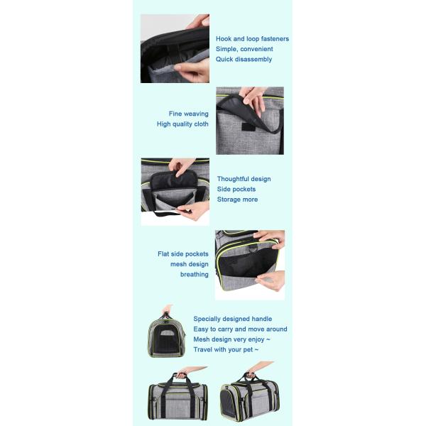 Portable Expandable Soft Sided Pet Carrier