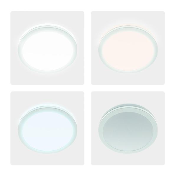 Round Embedded Downlight LED Commercial Light Fixtures Relay Dimming Driver 110° Angle