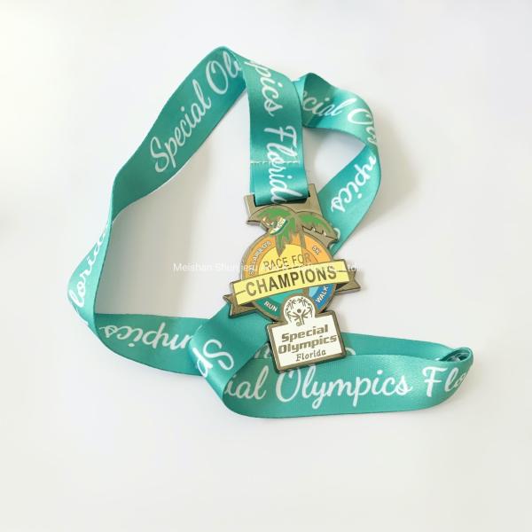 Wholesale Custom Zinc Alloy Sports Medal with Soft Enamel and Customized Design for Promotional Use