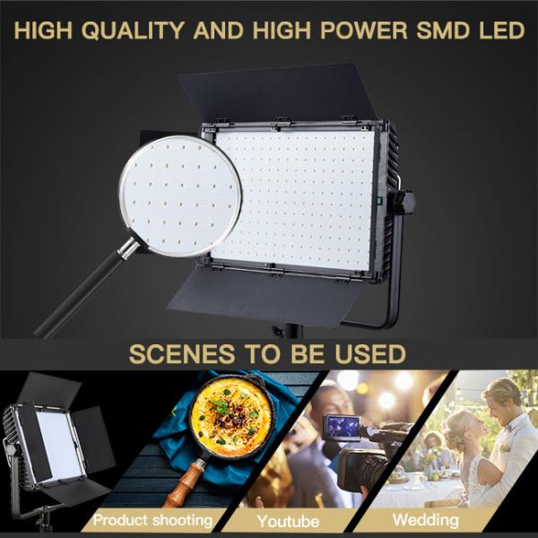 5500K Daylight Photography Lights 70W V-Mount SMD Battery Operated Studio Lights