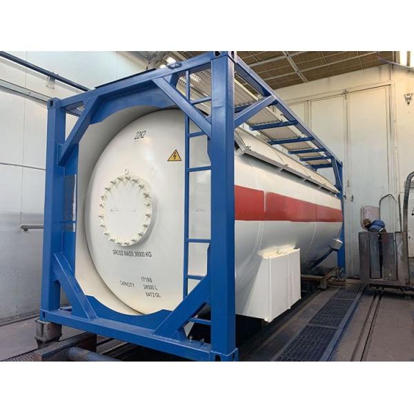 9 High Stacking T50 LPG Liquid Chlorine Gas 20ft ISO Tank Container 18/23.45Bar Pressure