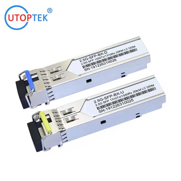 2.5Gb/s SFP Bidi LC 60km 1310/1550nm optical fiber Transceiver Module DDM for cisco/huawei/Aruba/HP