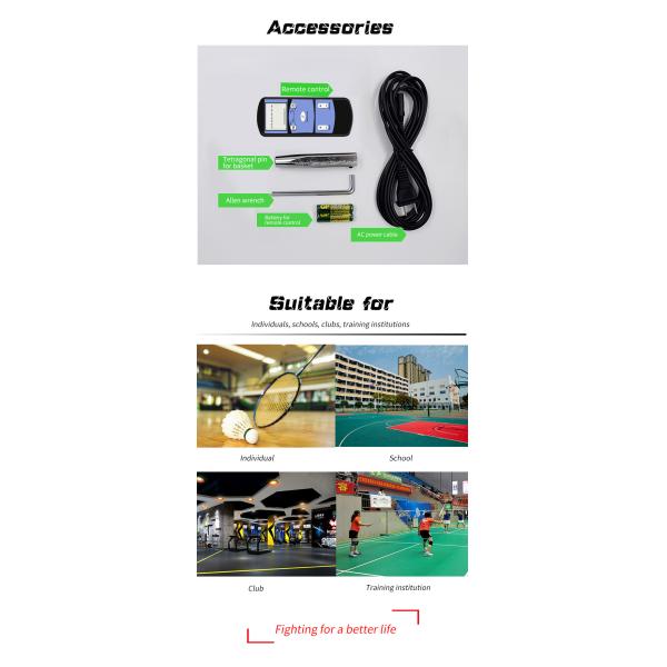 AC 110V 4.5S/Ball Badminton Training Machine With Remote Control