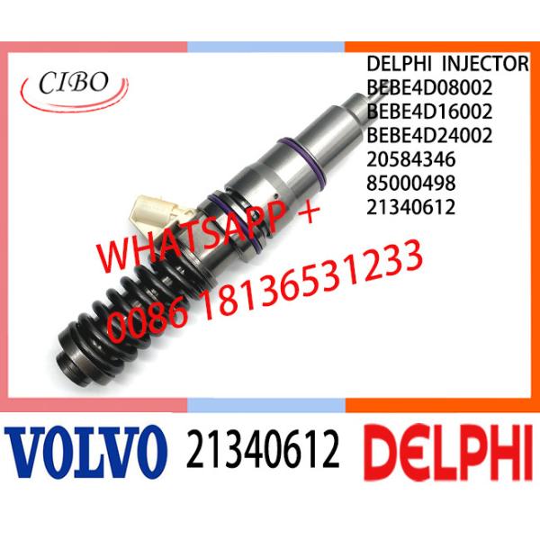 Common Fuel Diesel Injector 21340612 BEBE4D08002 BEBE4D16002 BEBE4D24002 20584346 85000498 E3.18 for VOL D13 EURO 3
