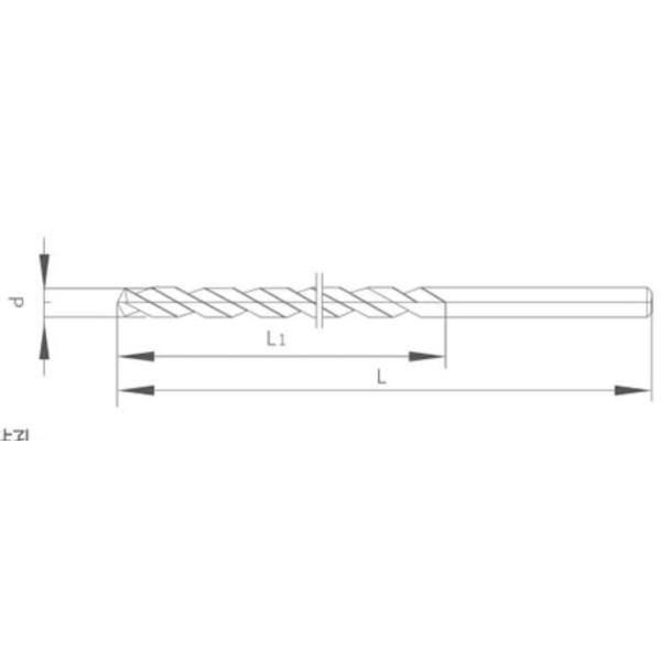 Fully Ground Parabola Flute HSS Twist Drill Bit For Deep Drilling