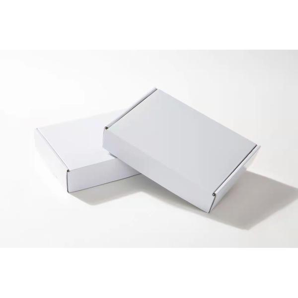 Colored Mailer Corrugated Cardboard Shipping Box Durable With Logo Printed