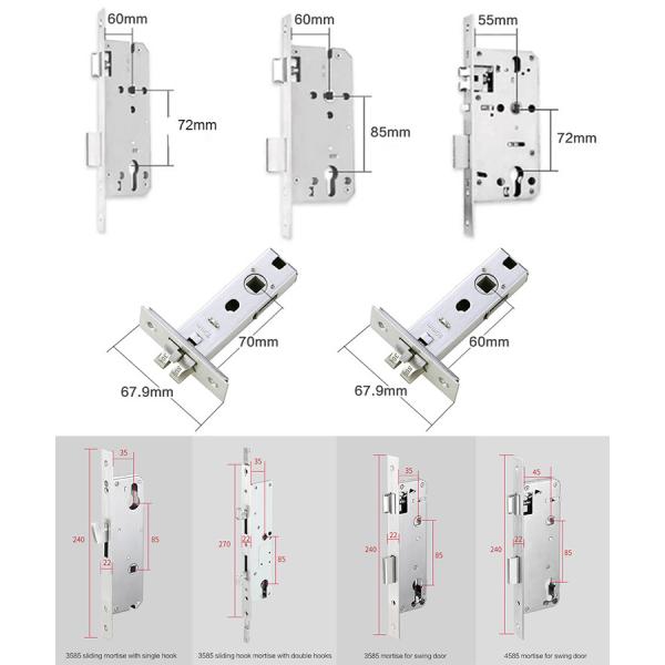 OEM Bluetooth Digital Door Lock , Electronic Keyless Entry Door Lock