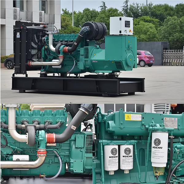 High Output Open Frame Diesel Generator 50HZ Diesel Generator 500KVA Dg Set Water Cooling