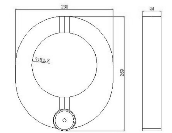 150mm 5000A Split Core Current Transformer With Permalloy Core