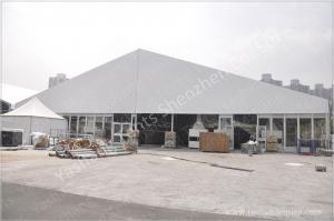 Quality Glass Doors Aluminum Structure Tent Marquee Big Marquee Hire 40x100 M 4000 Sqm for sale