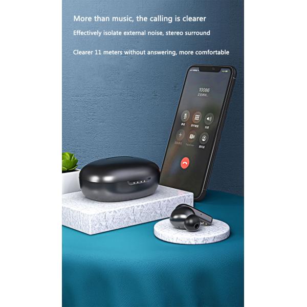 4hrs TWS Bluetooth Earbuds V5.1 Active Noise Cancelling Wireless Earbuds