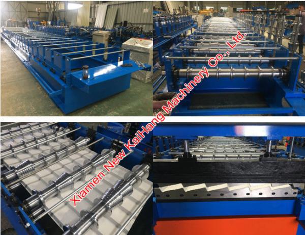 PLC Control Cold Roll Forming Machine For Zigzag / Fencing Panel