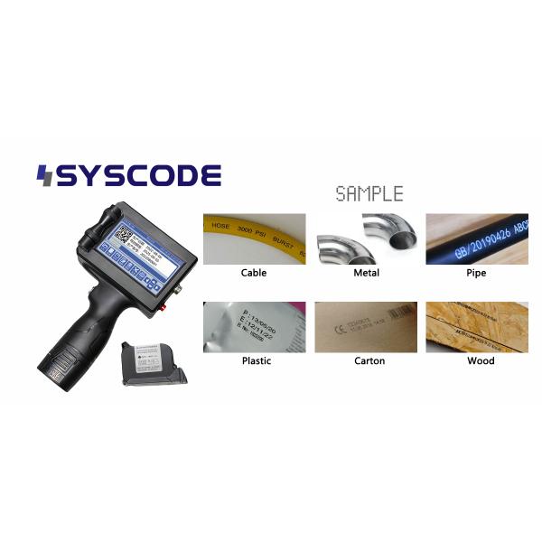 Industrial Grade Handheld TIJ Inkjet Printer 600 Dpi Wide Compatibility Easy Installation