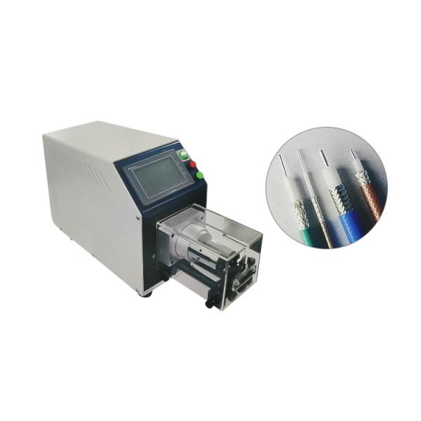 400W 48mm Pneumatic Wire Stripping Machine Auto Coaxial Cable Stripping Machine
