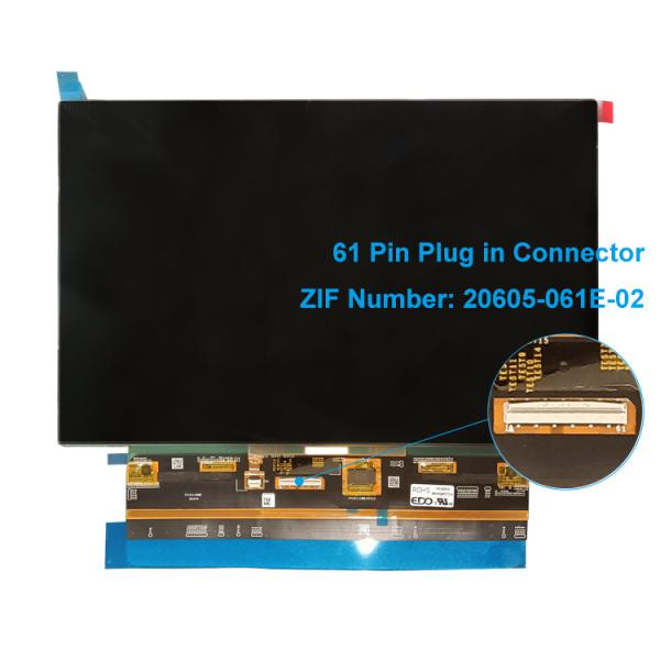 12.6 Inch AMOLED display module 1600*2560 Dots MIPI Interface 400c/d brightness driving IC RM69380/RM692E6