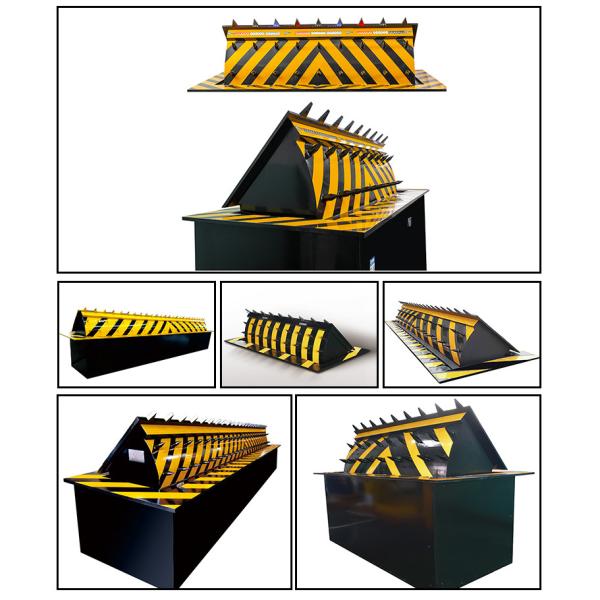 Fully Automatic 3s In Ground Traffic Spikes 3m Hydraulic Road Blocker 450kg