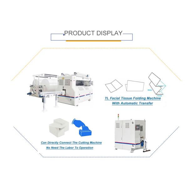 With PLC Facial Tissue Paper Folding And Packing Machine Price For Sale