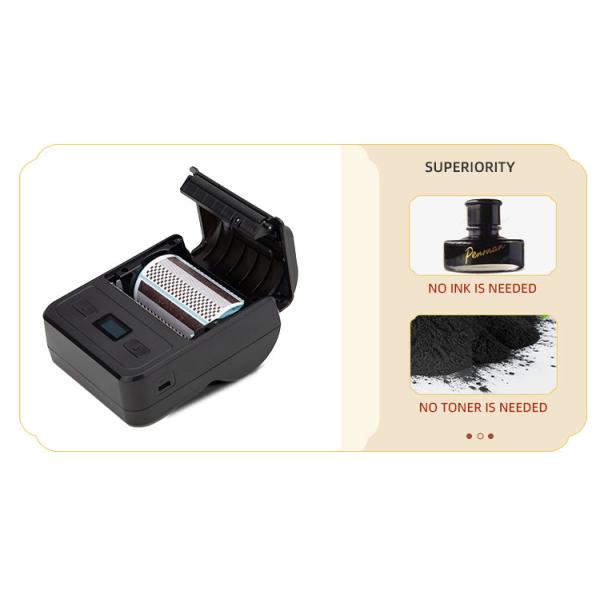 Portable Barcode Sticker Bluetooth Label Thermal Printer for On-the-go Label Printing