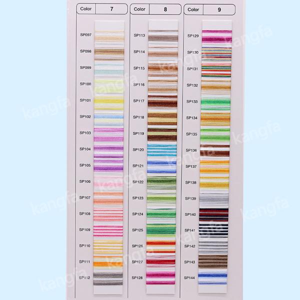 OEM/ODM 96 Colors Variegated Multicolor 100% Polyester Embroidery Thread for Machine Embroidery
