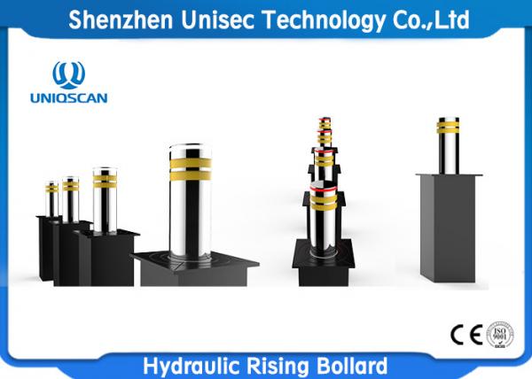 Buy High Security Hydraulic Rising Bollards Automatic Retractable Parking Bollards at wholesale prices