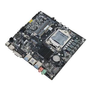 Quality Mini ITX Industrial Embedded Motherboard Intel H110 LGA1151 Core I3 I5 I7 2 DDR3 VGA LVDS LAN COM for sale