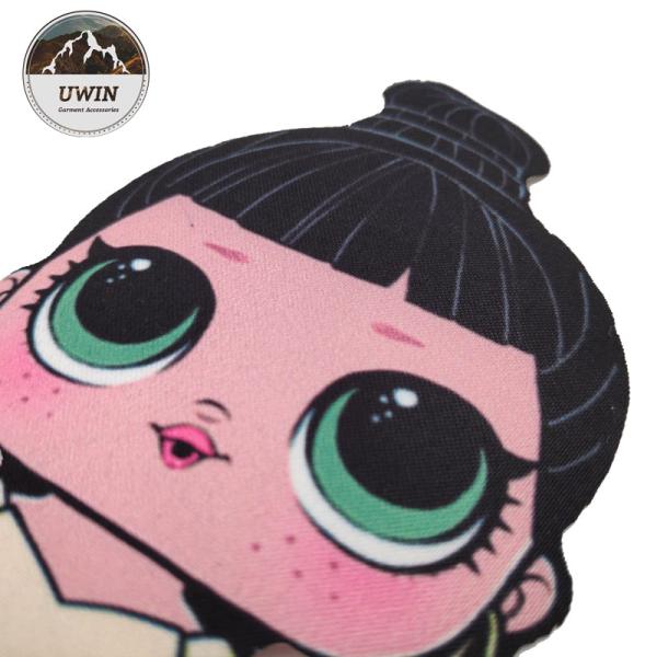 Handmade LOL Woven Badges Personalised , Eco Friendly Sequin Custom Printed Patches