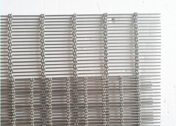Buy Stainless Steel 316 Architectural Wire Mesh For Blind Metal Drapery Wall at wholesale prices