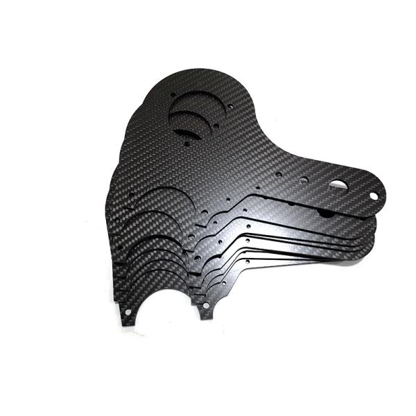 Custom Real 3K Laminated CNC Milling Cutting Service Carbon Fibre Sheet Plate Panel Part Manufacturer