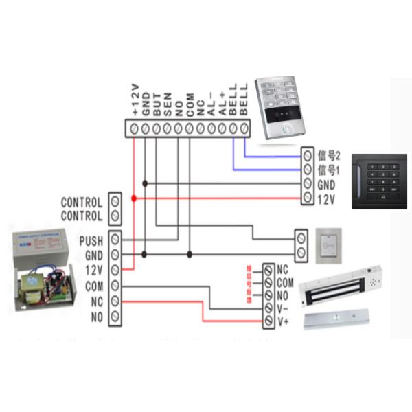 40KG 90LBS Mini Maglock small cabinet lock worked with controller for cabinets