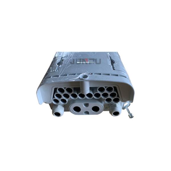 PC+ABS Material 16 Core Optical Fiber Distribution Box Grey Black