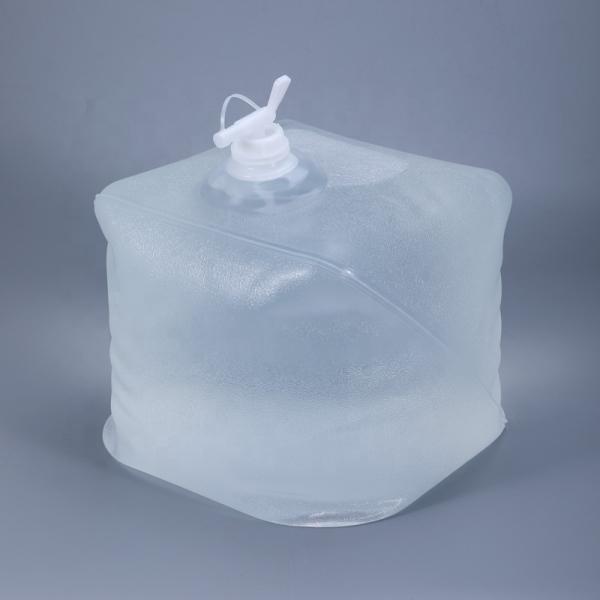 Customized Logo Square Foldable Carrier Collapsible Liquid Container 20L Semi-Foldable