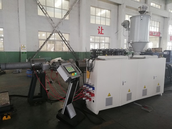 HDPE Large Diameter Plastic Pipe Extrusion Machine For Gas & Water Supply Pipe