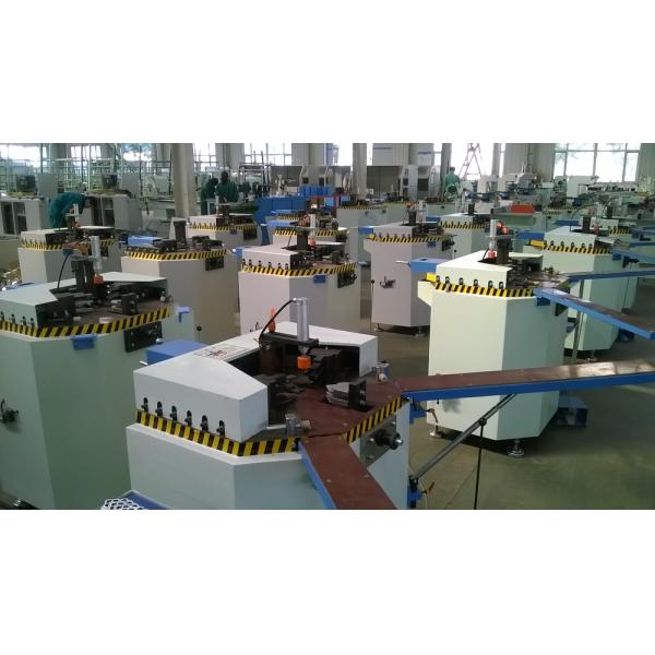 Single Head Corner Combining Machine for Aluminum Window / Corner Crimping Machine for Aluminum Window Frame Assembly