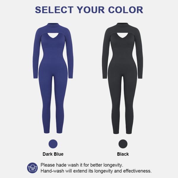 High Stretch Jumpsuit 2-Piece Set with Sustainable Padded Buttocks and 10000 Quantity